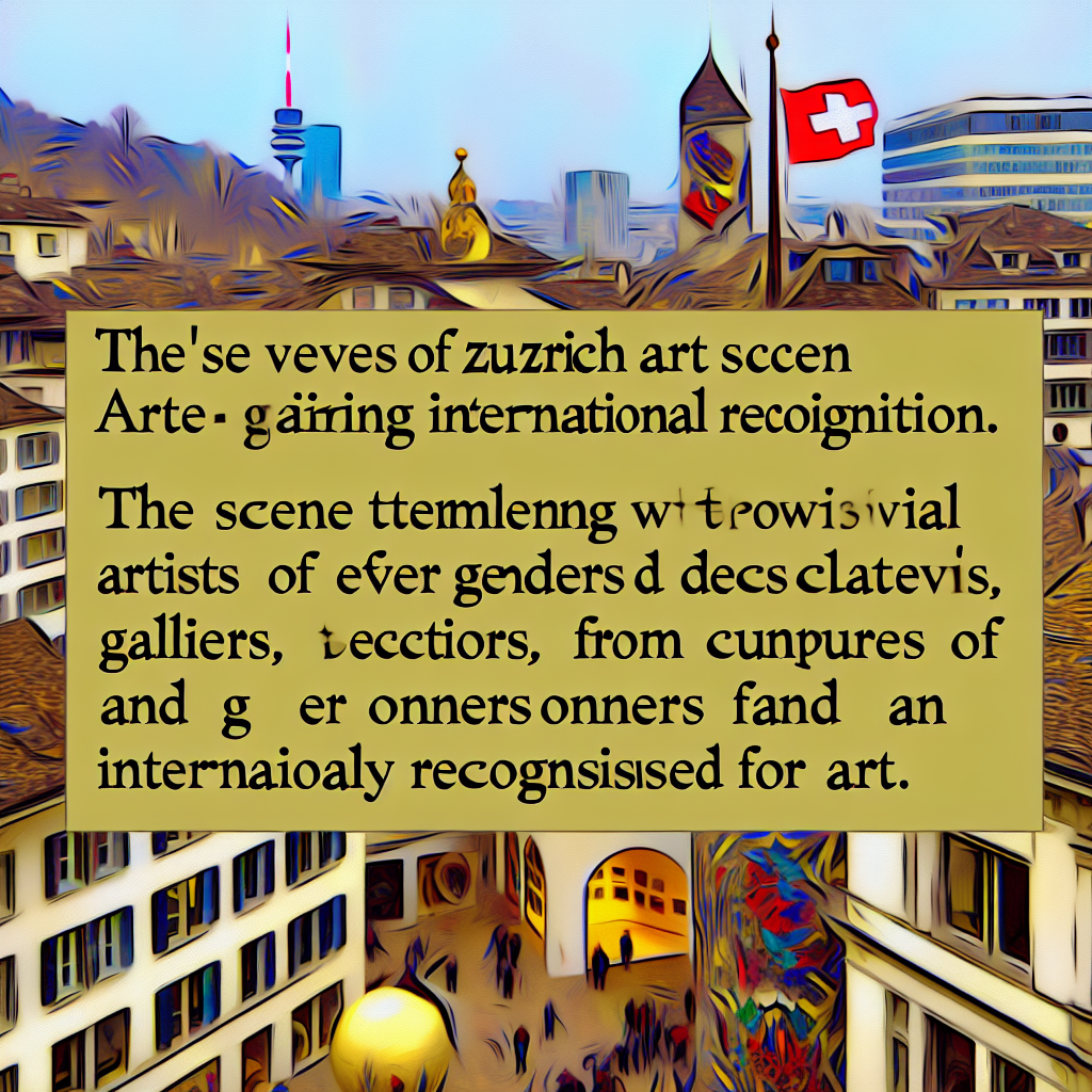 Picture for Wie die Kunstszene in Zürich internationale Anerkennung erlangt